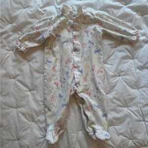 Baby Club Chic Floral Collar Footie Pajama 0-3 Month